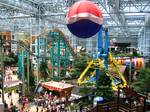 Amusement park at the center of the Mall of America in Bloomington, Minnesota, the largest shopping mall in the United States.