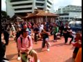 RWC Flash Mob Haka Downtown Auckland Maui Potiki