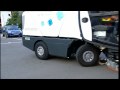 Johnston Sweepers CX200 Compact Street Sweeper for road sweeping in urban areas.