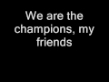 Queen - We Are The Champions (Lyrics)