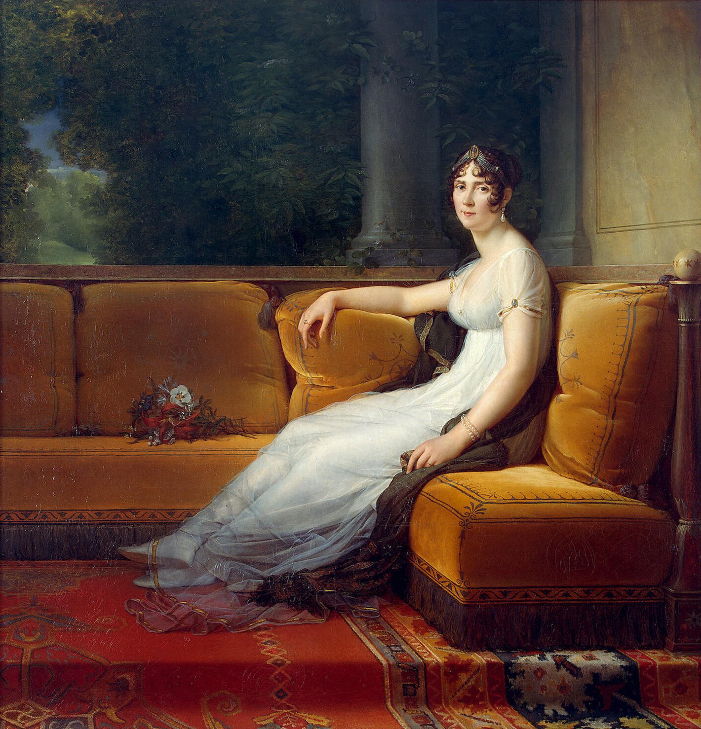 Napoleon's first wife, Joséphine, Empress of the French, painted by François Gérard, 1801