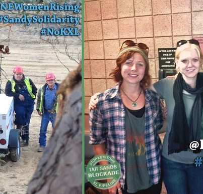 Photo: UPDATE: Green Party Presidential Nominee Dr. Jill Stein has been released from Wood County Jail following arrest on Class B Misdemeanor Criminal Trespass charges after successfully resupplying the Winnsboro Tree Blockade with food, water, and treats!

The Sacul Tree Blockaders, Pika and Lauren, are holding tight and watching the situation develop as TransCanada construction crews continue working around their position minus the three pieces of heavy equipment their platforms are tied to.

Happy Halloween #TranScamada! There are many more treats than y'alls tricks, and we're here to prove it!

For more information and frequent updates, visit our LiveBlog here:
http://tarsandsblockade.org/11th-action