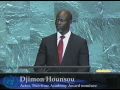 Actor Djimon Hounsou at the UN Summit on Climate Change