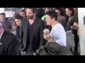 WATCH: Keanu Reeves Greeted by Paparazzi and Fans at lax