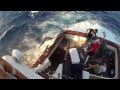 600lb Black Marlin Jumps in Boat and Lands on the Crew! Captured on 4 different cameras! Very Scary