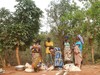 Village in Africa .On this image, we can see the life of its people.  Gboto est un village à  90 km de Lomé la capitale. Sur ces images, nous pouvons voir le quotidien de ses habitants. des revendeur et des revendeuse de farine Togo, Africa on Wednesday, August 3, 2011.