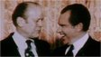 Nixon and Ford speaking with each other