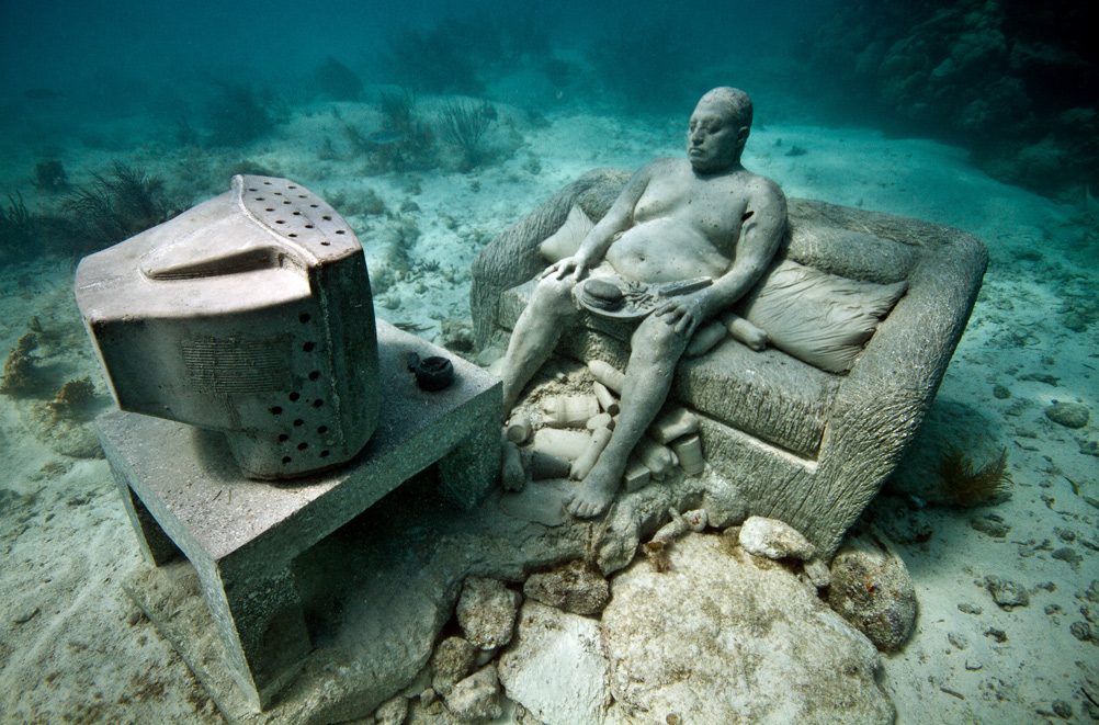 Inertia - underwater sculpture by Jason deCaires Taylor