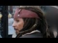 Pirates of the Caribbean 4 Johnny Depp stunt double & background artists On Stranger Tides movie set