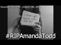 Amanda Todd's Story: Struggling, Bullying, Suicide, Self Harm #RIPAmandaTodd