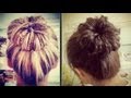 Braided Sock Bun Updo Hair Tutorial