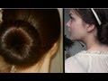 Sock bun secret revealed: giant bun & heat free curls!