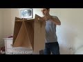 DIY cardboard furniture with free IKEA-style instructions