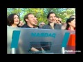 Mark Zuckerberg rings the NASDAQ bell before Facebook IPO