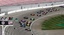 Drivers take the green flag to begin the IndyCar Series' Las Vegas Indy 300 auto race on Sunday, Oct. 16, 2011, in Las Vegas. Dan Wheldon, of England, was killed in a multi-car wreck early in the race.