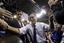 Republican presidential candidate and former Massachusetts Gov. Mitt Romney greets supporters at a New Hampshire campaign rally at Verizon Wireless Arena in Manchester, N.H., Monday, Nov. 5, 2012.