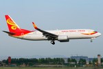 A Hainan Airlines Boeing 737-800 at Chengdu Airport. (2011)