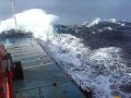 Coaster Crossing Biscay in bad weather