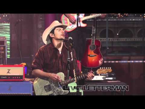 Brad Paisley - Ticks (Live on Letterman)