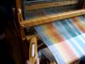 Nancy Today: Weaving on the loom, pt 1 dish towel