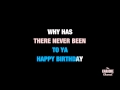 Happy Birthday in the Style of 