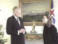 President of Iceland Ólafur Ragnar Grímsson interviewed by P