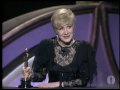 Olympia Dukakis winning Best Supporting Actress for 