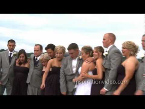 Wedding Party Falls into Lake