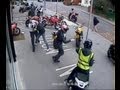 Gang's Attempted Ducati Robbery Croydon Motorbike Showroom Caught On CCTv. 4/09/2012