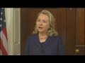 Hillary Clinton condemns Libya embassy attack [RAW VIDEO]