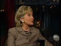 Hillary Clinton with David Letterman (2003)