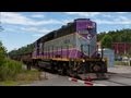 HD Assorted MBTA Trains in Ayer