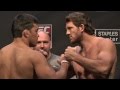 UFC on FOX Weigh-In: Machida vs. Bader Staredown