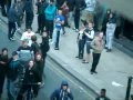 Dominic Noonan spotted at Manchester Riots Oldham Street 2011