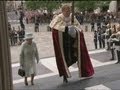 The Queen arrives at St Paul's for a Diamond Jubilee thanksgiving service