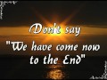 Lord of the Rings - Into the West - Lyrics