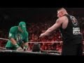 John Cena and Brock Lesnar sign the contract for their Extreme Rules Match