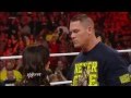 WWE Raw 11/19/12 Full Show John Cena And AJ Lee Kiss To The Dismay Of Vickie Guerrero