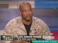 Olbermann interviews marine veteran who shamed police - Sgt Shamar Thomas - Occupy Wall Street