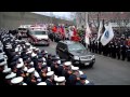 Funeral Procession For Worcester Firefighter Jon Davies | Dec 15, 2011