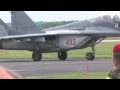 F-16 vs. MiG-29 fighter jet dogfight - Dęblin 2010 - HD