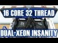 Asus Z9PE-WS Dual Xeons E5-2687 Insanity 16 Cores 32 Threads Review