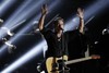 Bruce Springsteen performs during the 54th annual Grammy Awards pre-show on Sunday, Feb. 12, 2012 in Los Angeles. (AP Photo/Matt Sayles)