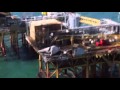 Raw: Explosion, Fire Damage Gulf Oil Platform