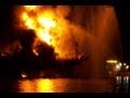 Oil Rig Fire in Gulf of Mexico - Gulf Oil Rig Explodes, 2 Dead 2 Missing - November 16, 2012