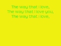 Ashanti- The way that I love you- Lyrics.wmv