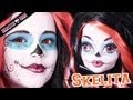 Skelita Calaveras Monster High Doll Costume Makeup Tutorial for Cosplay or Halloween Sugar Skull