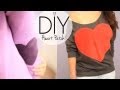 Life Ann Style - Make A Cute Red Heart & Elbow Patch Sweater {Easy} How To DIY