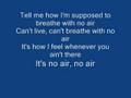 No Air- Jordin Sparks Lyrics