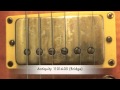 Seymour Duncan Antiquities & Gibson Burstbucker Pros humbuckers demo/comparison